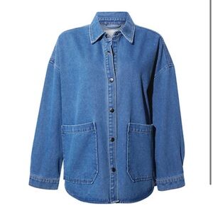THREAD & SUPPLY OPEN POCKET DENIM JACKET